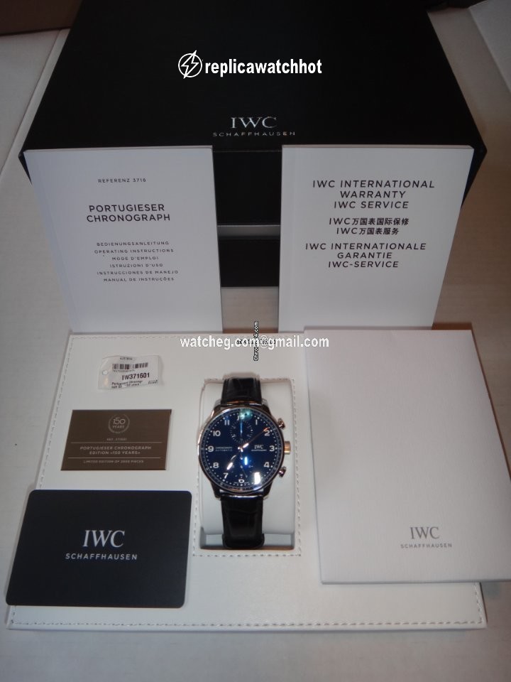 IWC Portuguese Chronograph Mens watch Unisex Automatic Steel IW371601