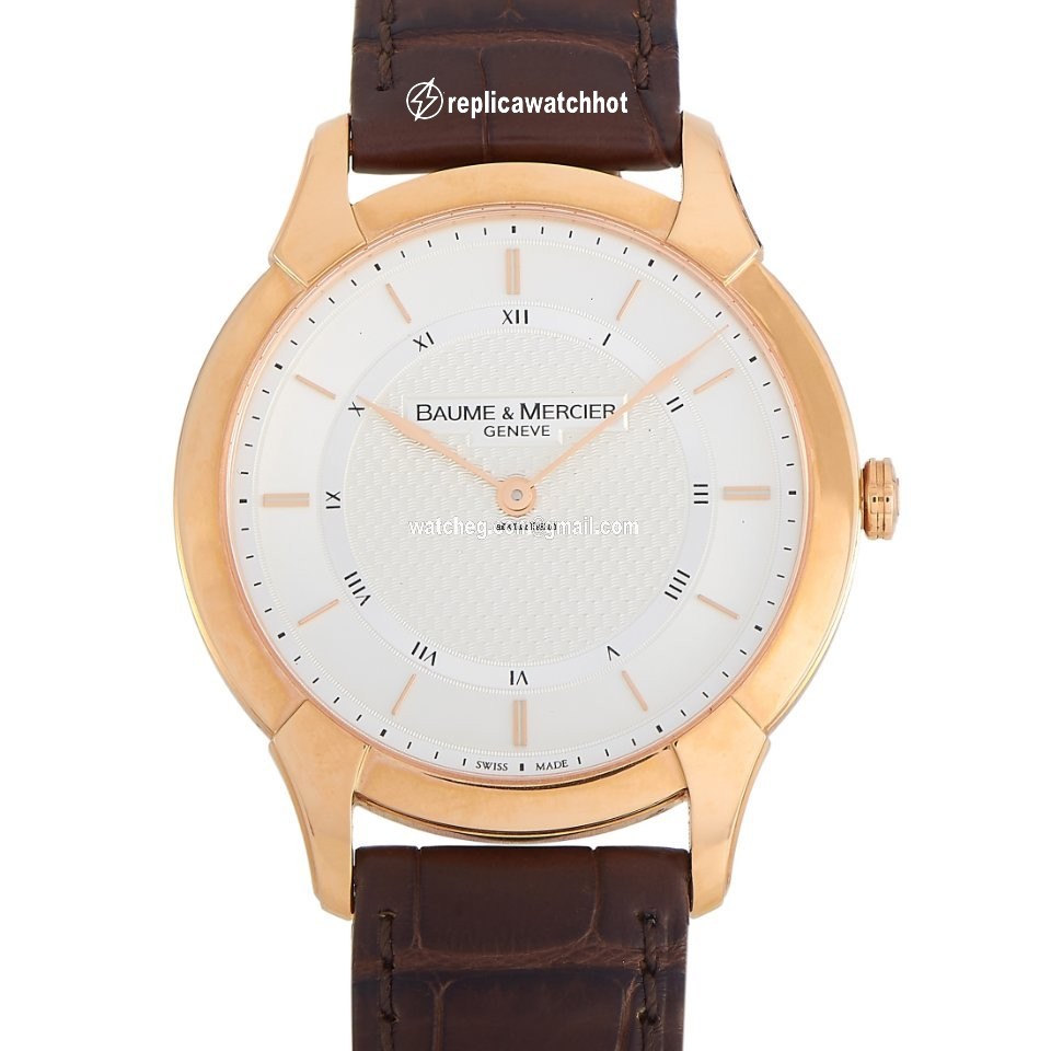 Baume & Mercier Mens watch Unisex Manual winding Rose gold M0A08801