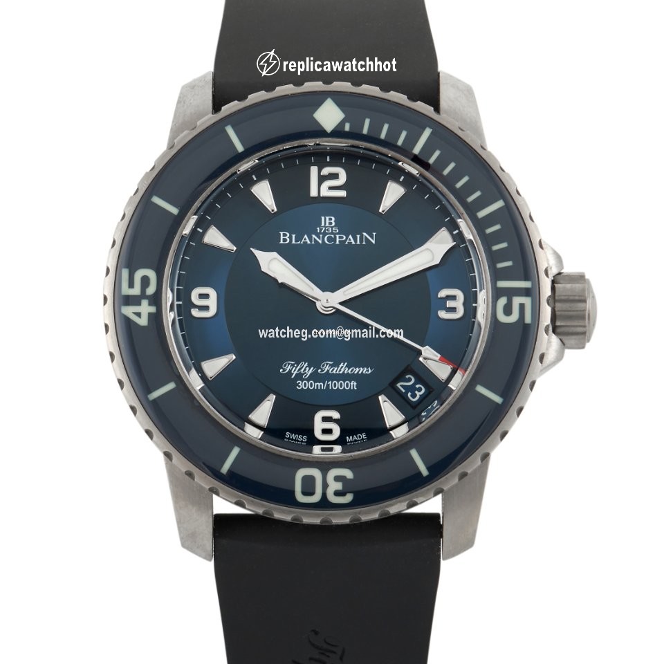 Blancpain Fifty Fathoms Mens watch Unisex Automatic Titanium 5015-12B40-O52A