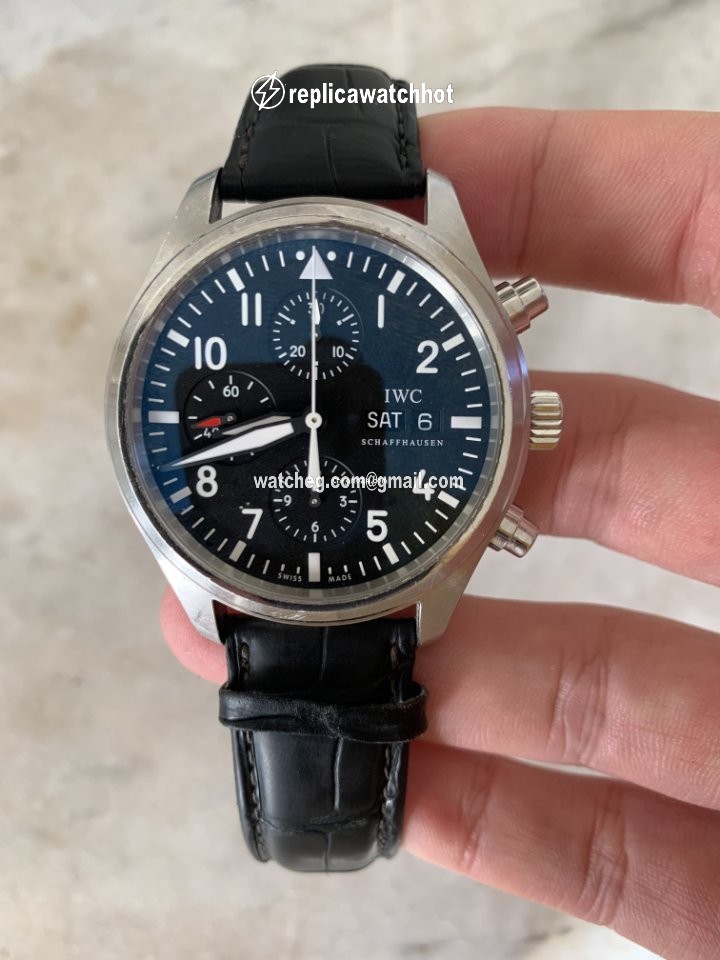 IWC Pilot Chronograph Mens watch Unisex Automatic Steel IW371701