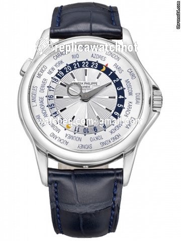 Patek Philippe World Time Mens watch Unisex Automatic White gold 5130G-019