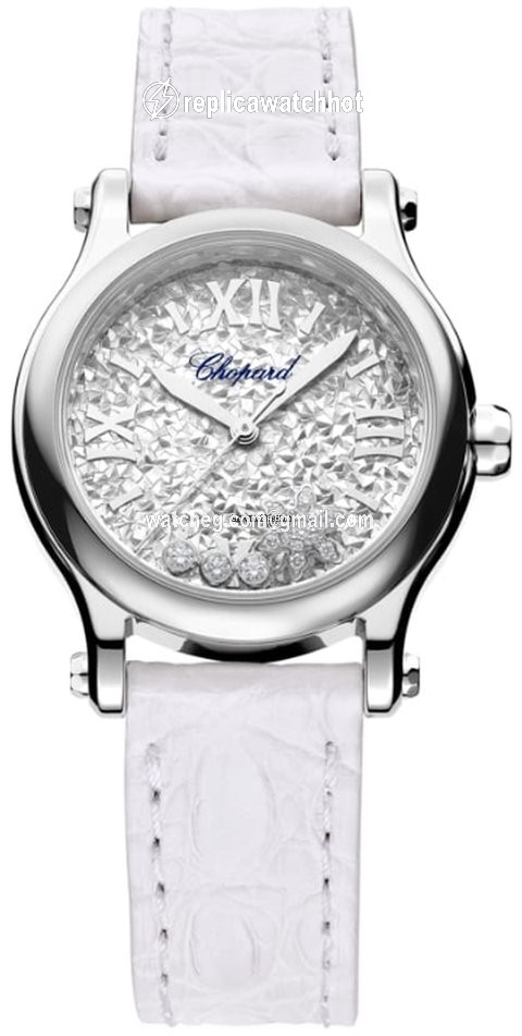 Chopard Happy Sport Womens watch Automatic Steel 278573-3022 Happy Snowflake