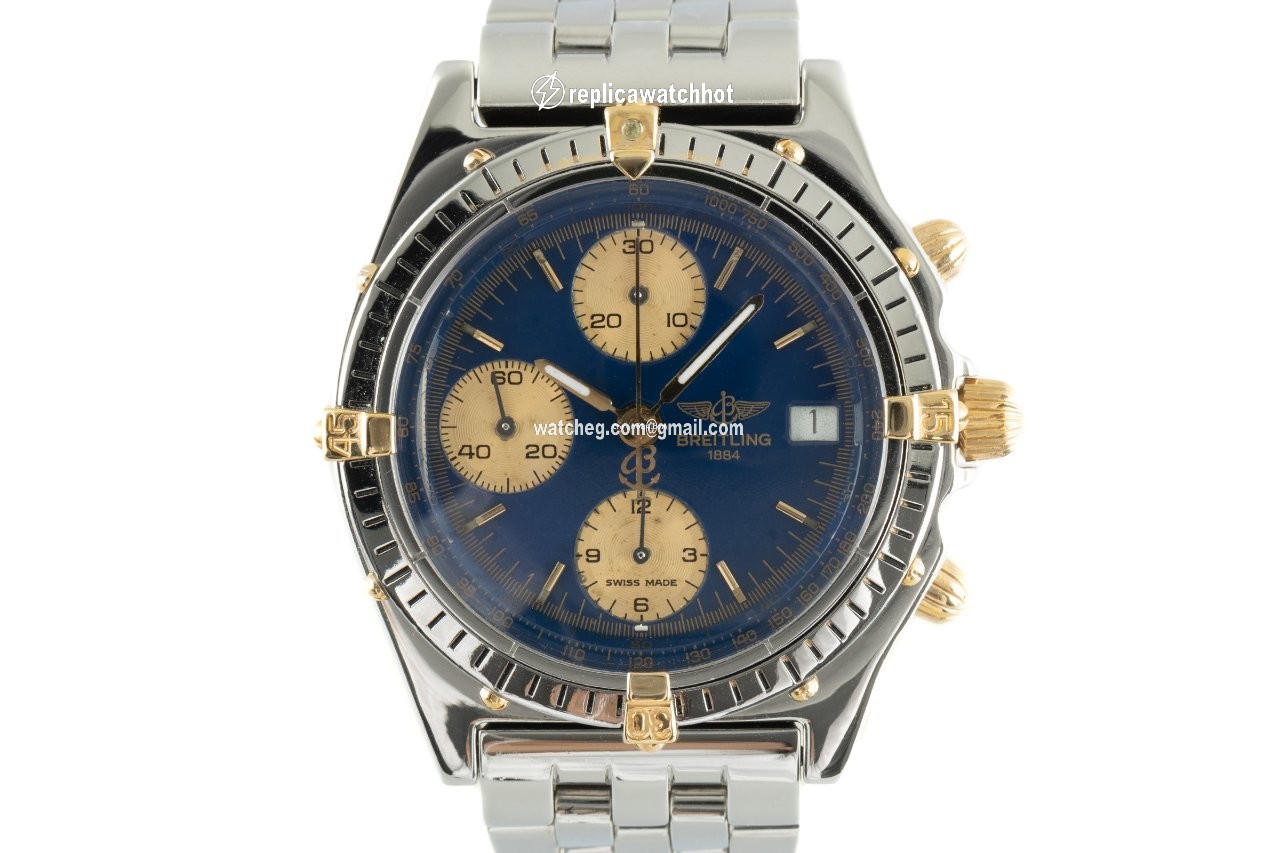Breitling Chronomat Mens watch Unisex Automatic Gold Steel 81.950 B13047