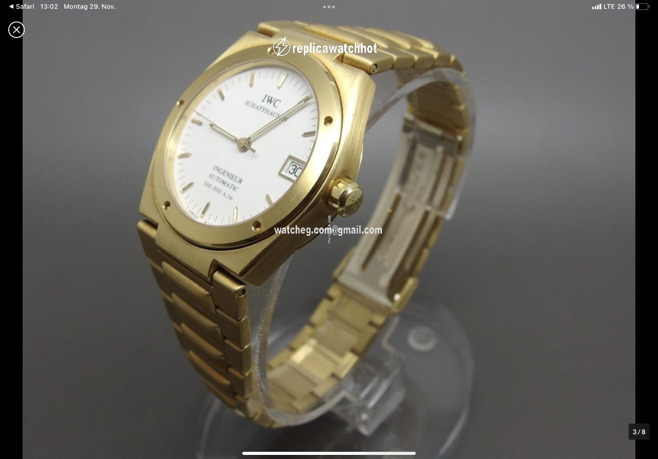IWC Ingenieur Automatic Mens watch Unisex Automatic Yellow gold IW9238