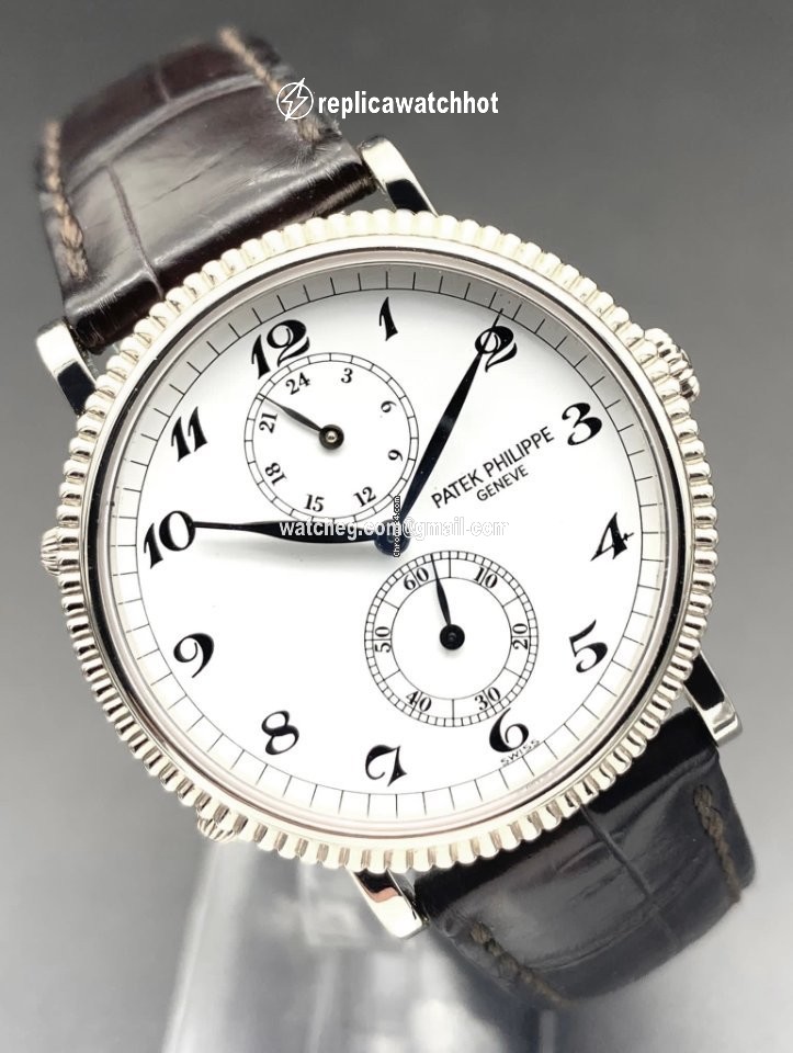 Patek Philippe Travel Time Mens watch Unisex Manual winding White gold 5034G