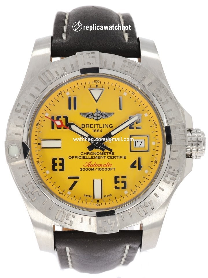Breitling Avenger II Seawolf Mens watch Unisex Automatic Steel A1733110 I519 169A