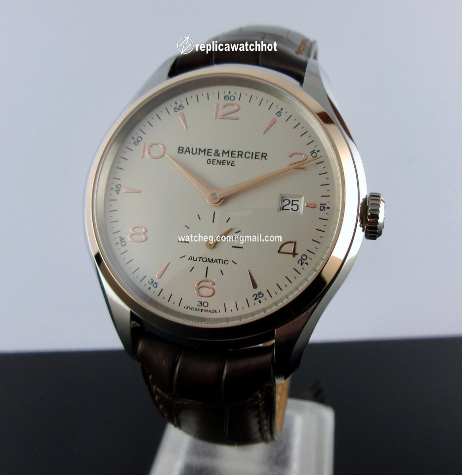 Baume & Mercier Clifton Mens watch Unisex Automatic Gold Steel MOA10139
