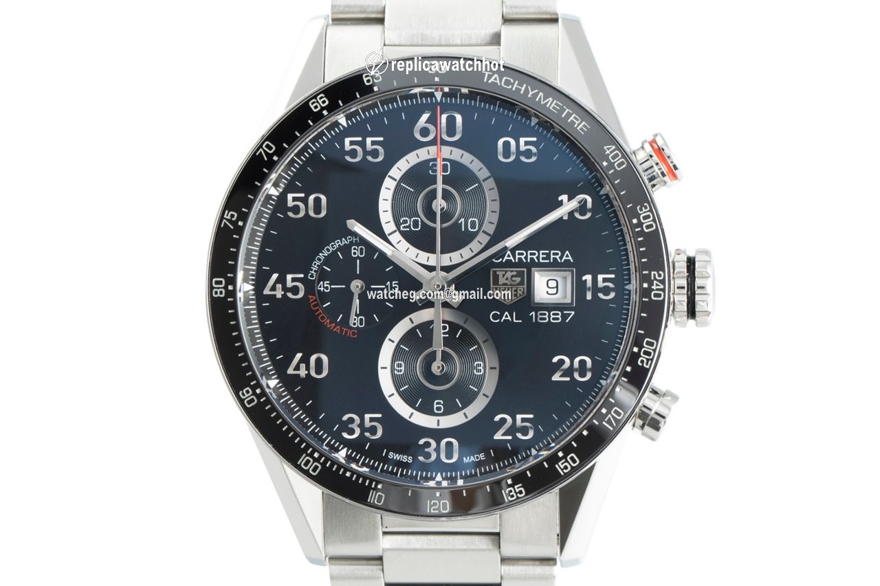 TAG Heuer Carrera Calibre 1887 Mens watch Unisex Automatic Steel CAR2A10-2
