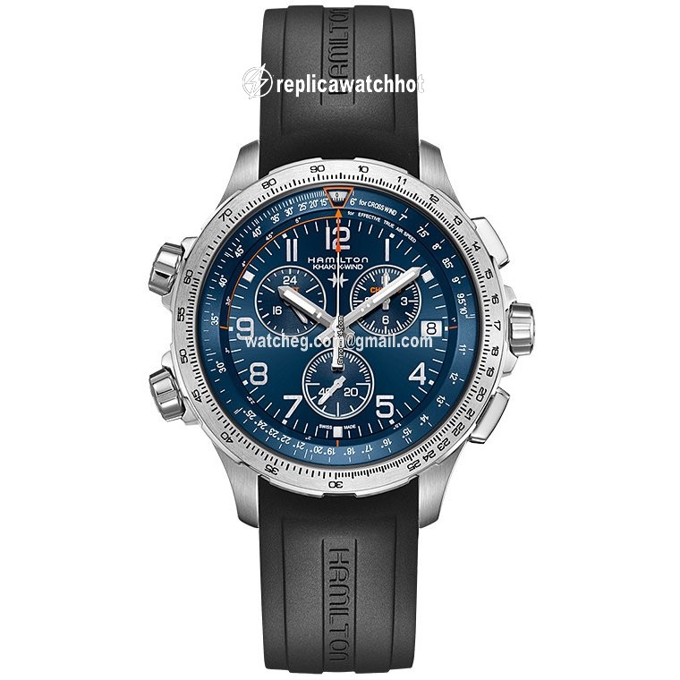 Hamilton Khaki X-Wind Mens watch Unisex Quartz Steel H77922341