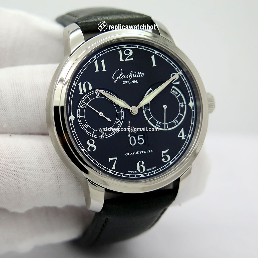 Glashtte Original Senator Observer Mens watch Unisex Automatic Steel 100-14-07-02-30