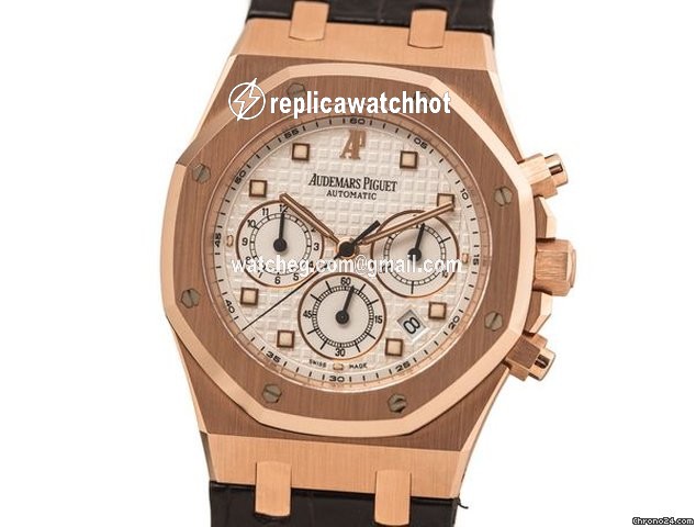 Audemars Piguet Royal Oak Chronograph Mens watch Unisex Automatic Rose gold 26220OR