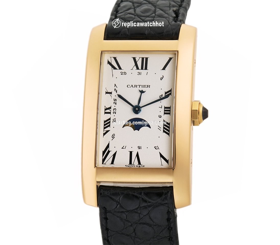 Cartier Tank Americaine Quartz Yellow gold 819907