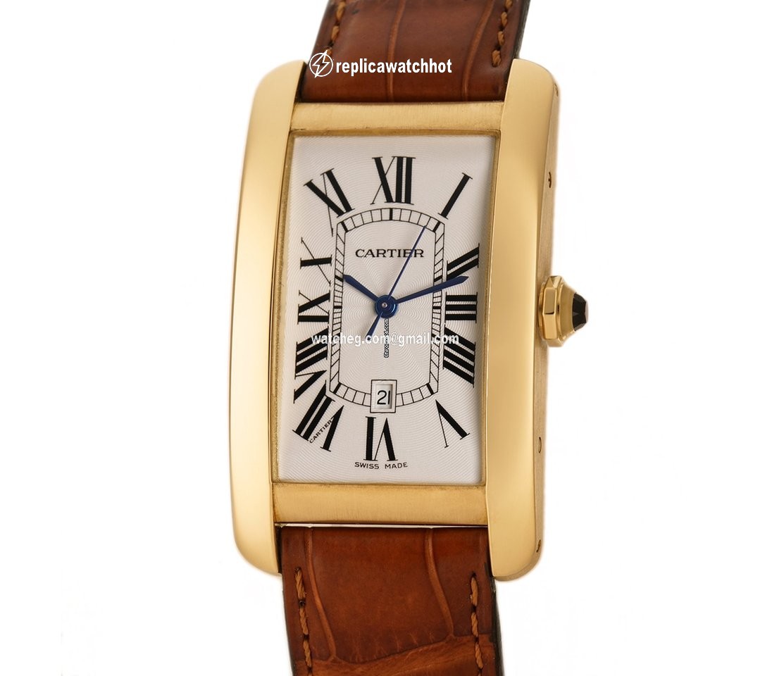 Cartier Tank Americaine Automatic Yellow gold W2603156