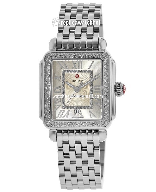 Michele Deco Womens watch Quartz Steel MWW06T000165