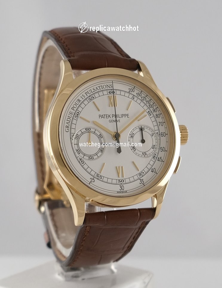 Patek Philippe Chronograph Mens watch Unisex Manual winding Yellow gold 5170 j -001