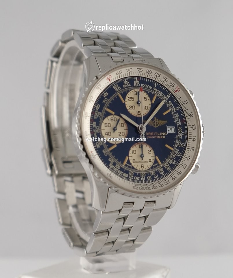 Breitling Old Navitimer Mens watch Unisex Automatic Gold Steel A 13022