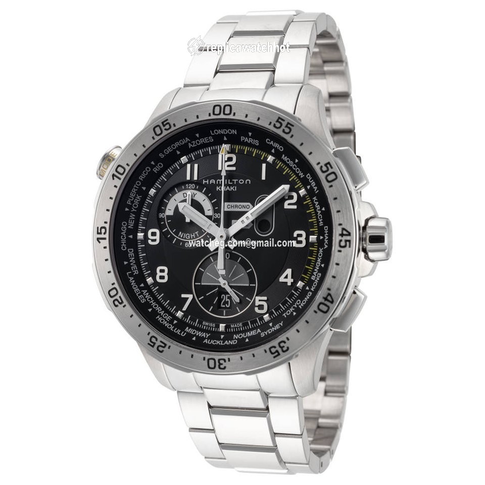 Hamilton Khaki Aviation Mens watch Unisex Quartz Steel H76714135