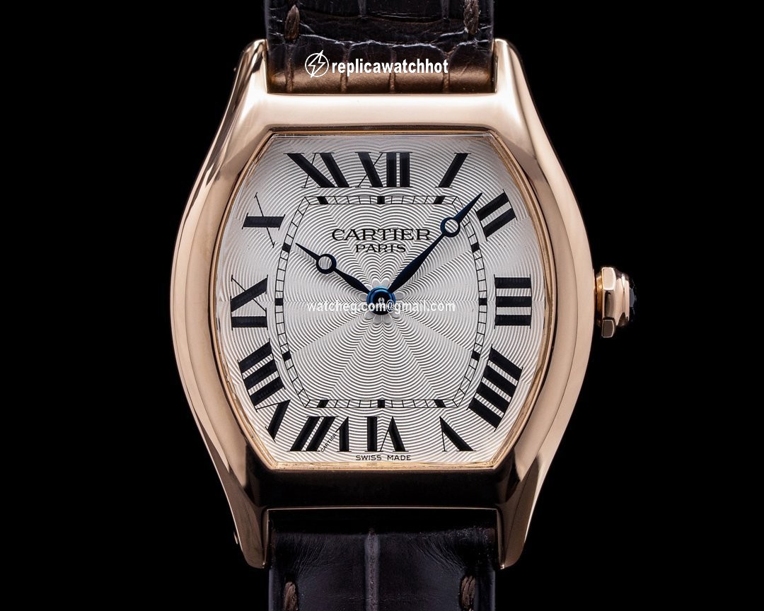 Cartier Tortue Mens watch Unisex Manual winding Yellow gold 2496C