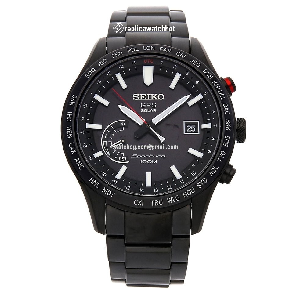 Seiko Sportura Mens watch Unisex Quartz Steel SSF005