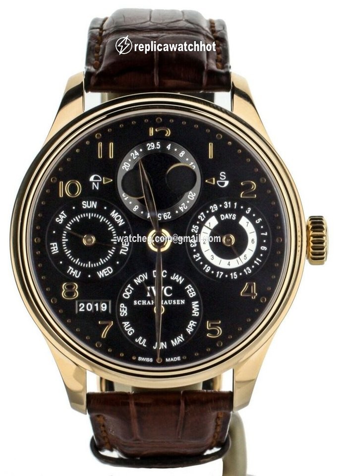 IWC Portuguese Perpetual Calendar Mens watch Unisex Automatic Rose gold IW5032-02