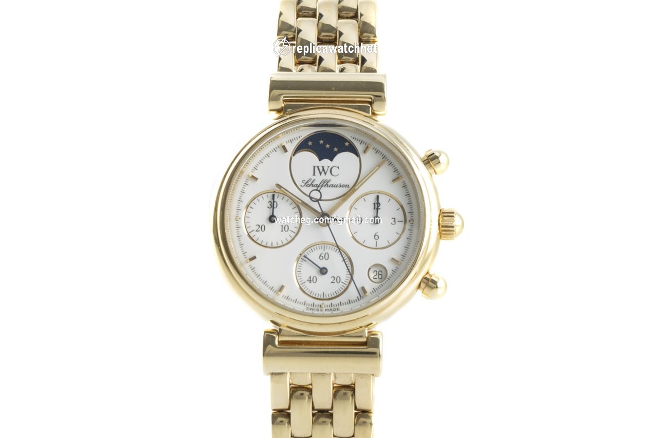 IWC Da Vinci Chronograph Womens watch Quartz Yellow gold 3736