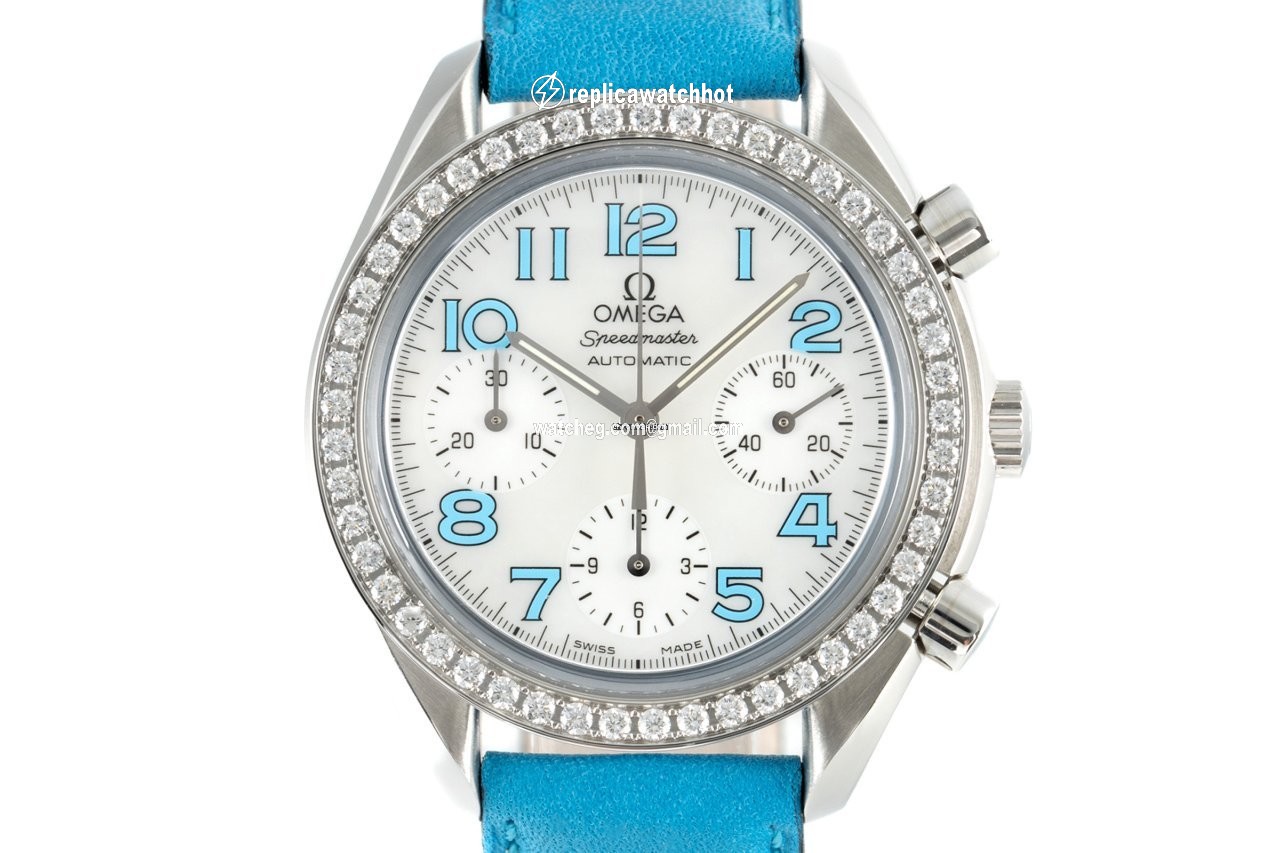Omega Speedmaster Ladies Chronograph Womens watch Automatic Steel 3835.70.36