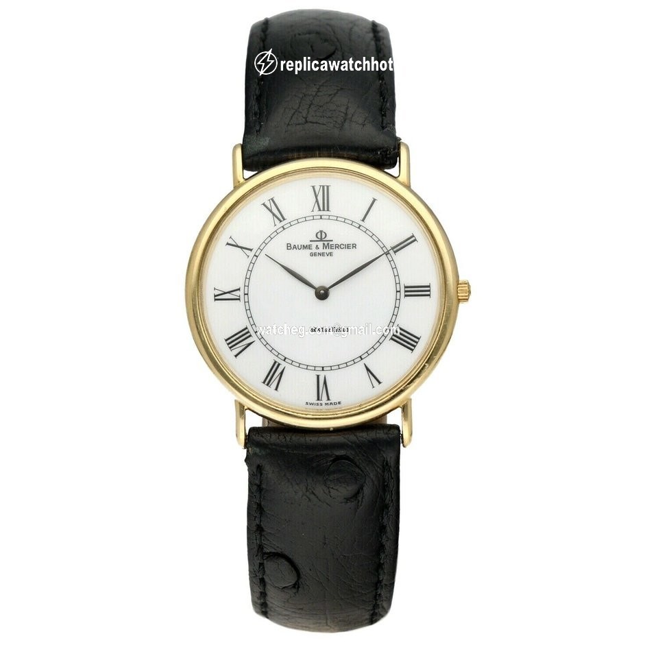 Baume & Mercier Mens watch Unisex Quartz Yellow gold 95600