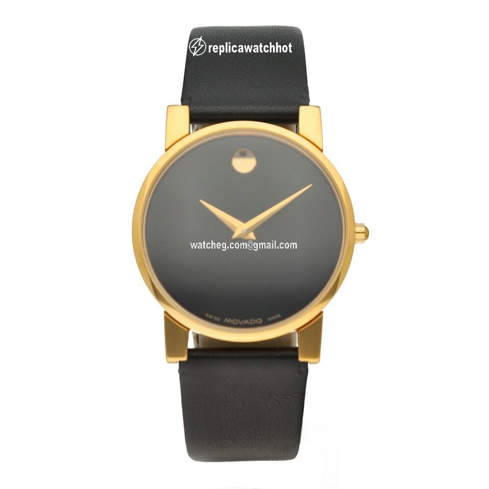 Movado Museum Mens watch Unisex Quartz Gold Steel 87.G4.875