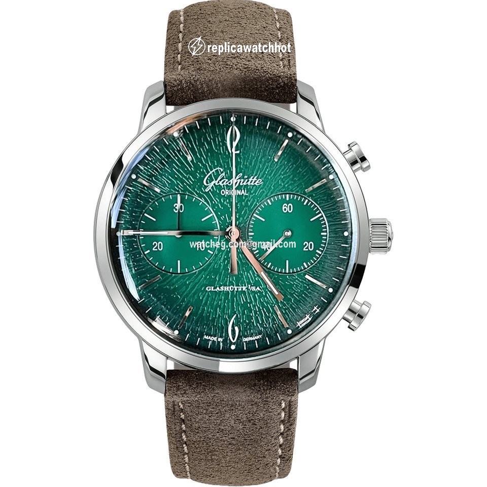 Glashtte Original Sixties Chronograph Mens watch Unisex Automatic Steel 1-39-34-05-22-04
