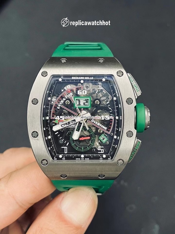 Richard Mille RM 011 Mens watch Unisex Automatic Titanium Richard Mille Roberto Mancini Titanium RM11-01