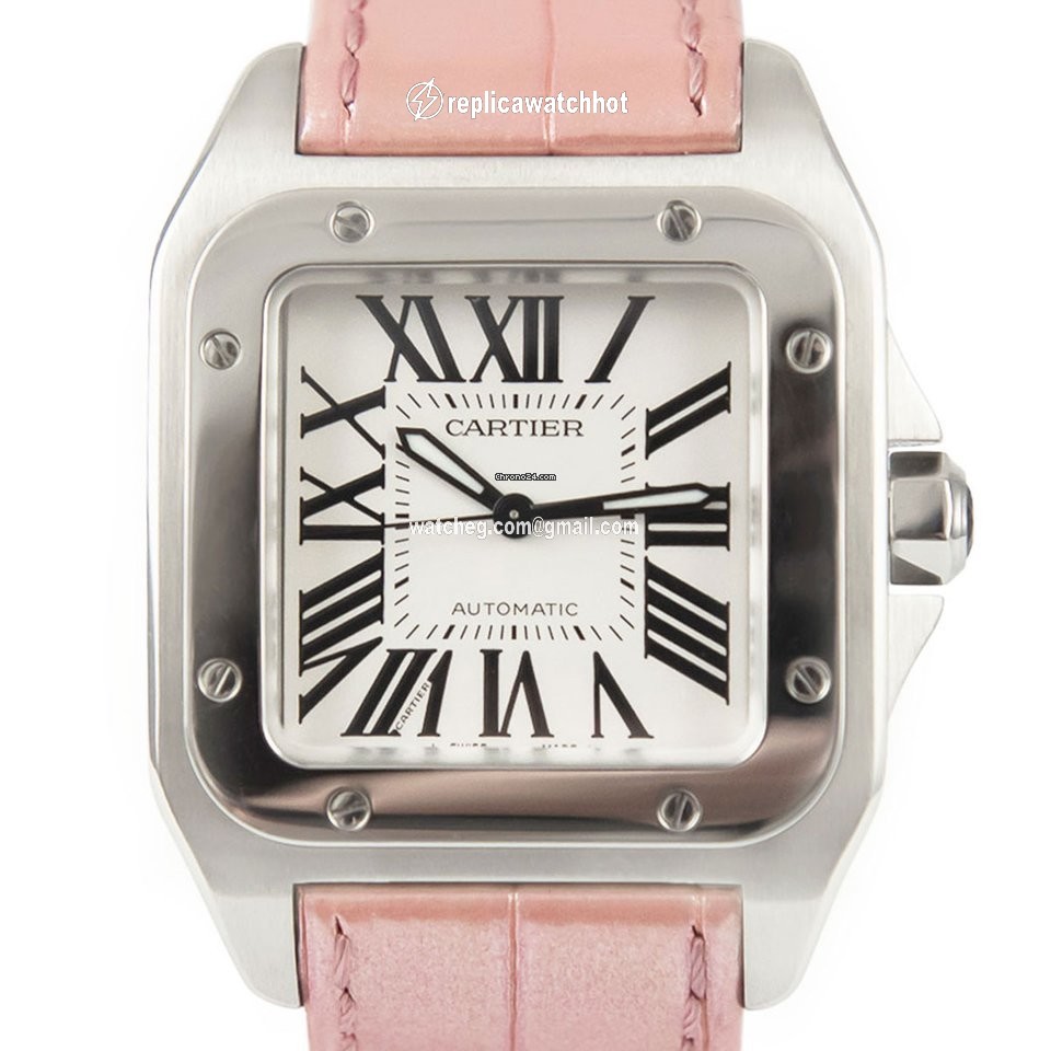 Cartier Santos 100 Womens watch Automatic Steel W20126X8