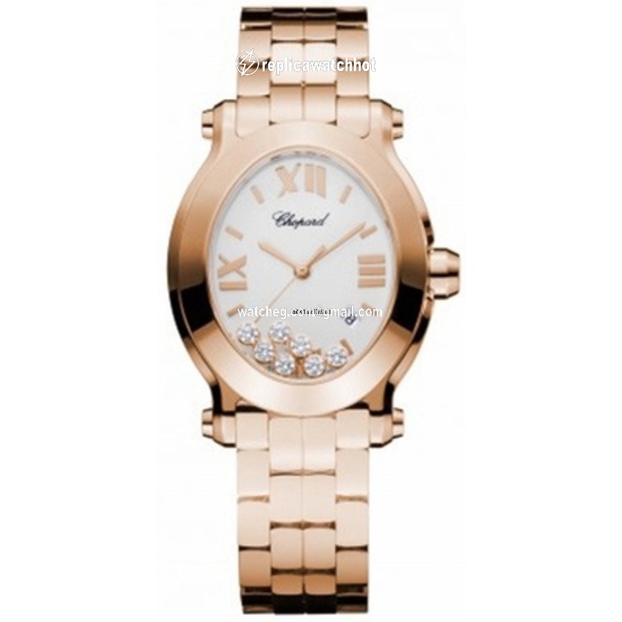 Chopard Happy Sport Womens watch Quartz Rose gold 275350-5002