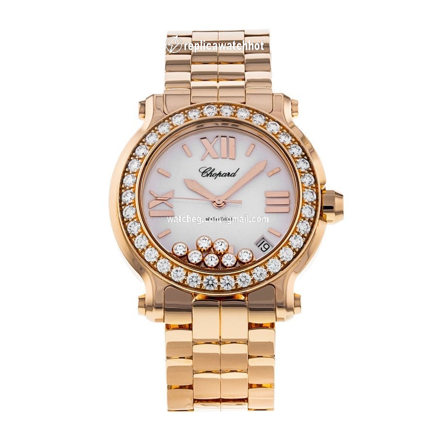 Chopard Happy Sport Womens watch Quartz Rose gold 277481 5001