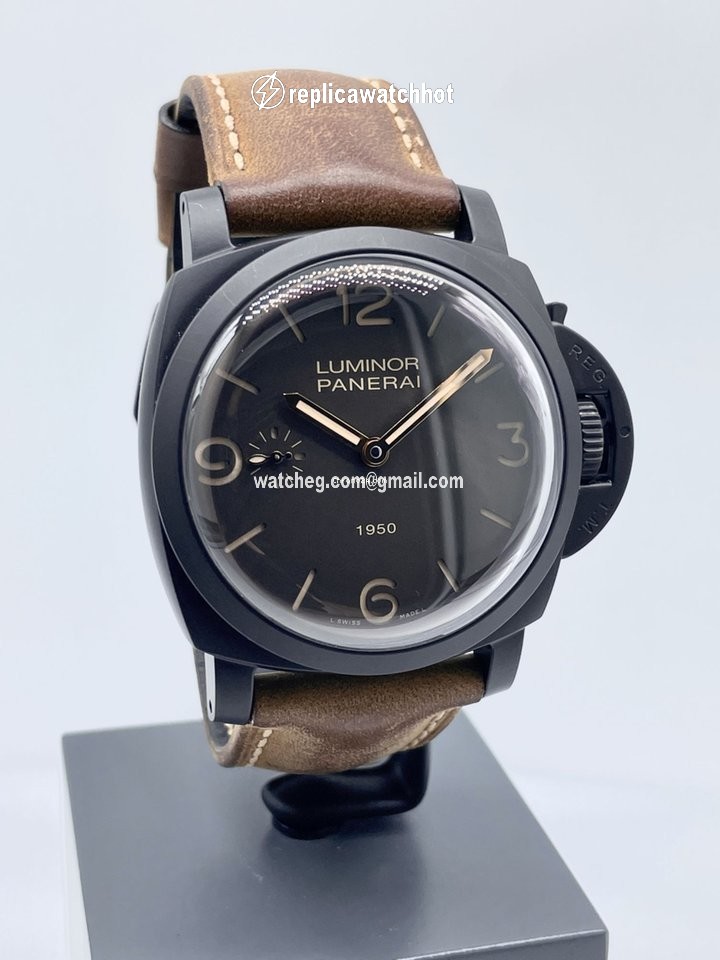 Panerai Special Editions Mens watch Unisex Manual winding Ceramic PAM00375