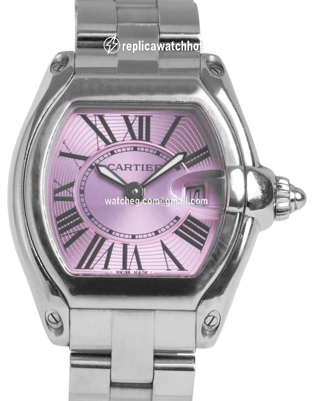 Cartier Roadster Mens watch Unisex Quartz Steel W62017V3 2675