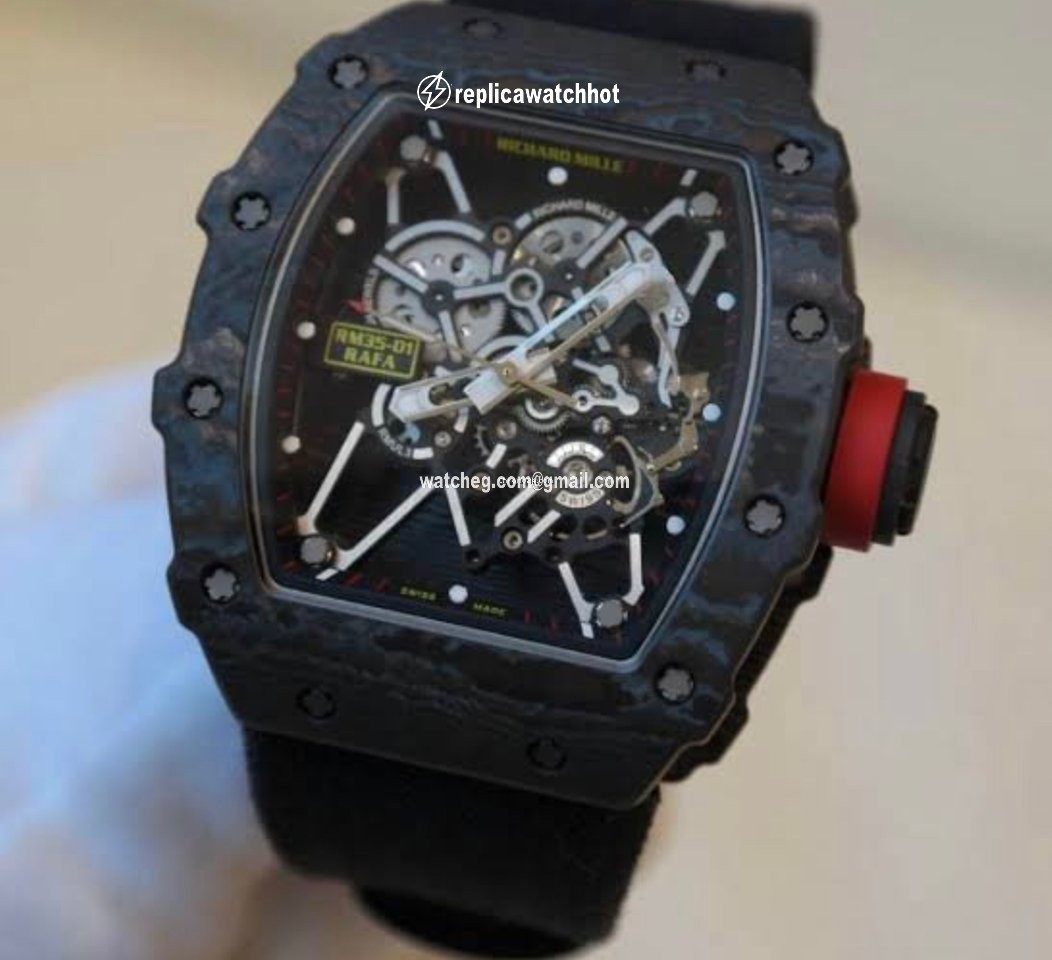 Richard Mille RM 035 Mens watch Unisex Manual winding Carbon RM35-01