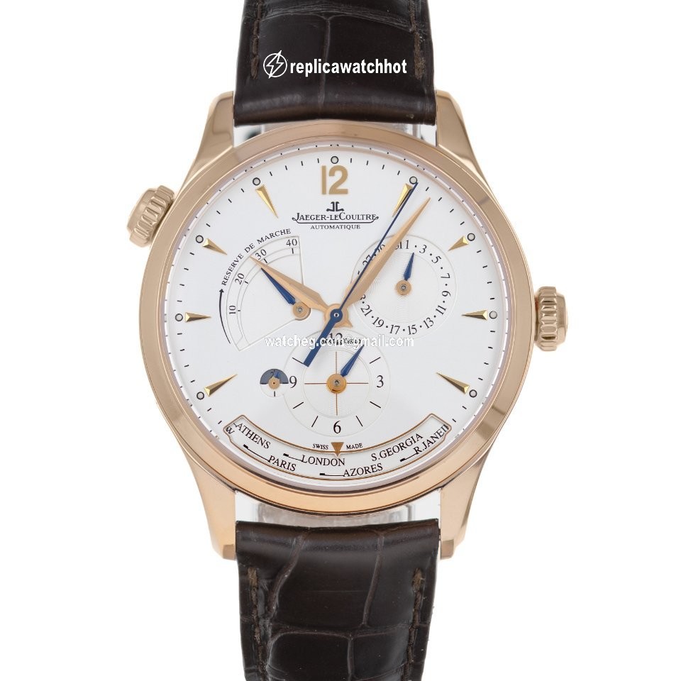 Jaeger-LeCoultre Master Geographic Mens watch Unisex Automatic Rose gold Q1422521  176.2.29.5