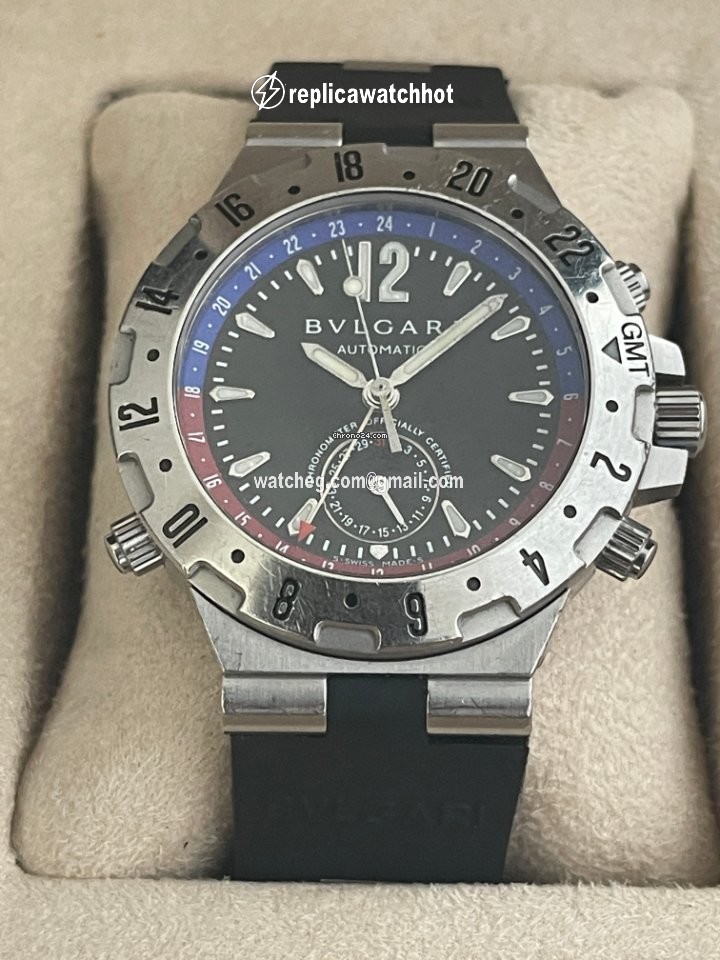Bulgari Diagono Mens watch Unisex Automatic Steel GMT40S