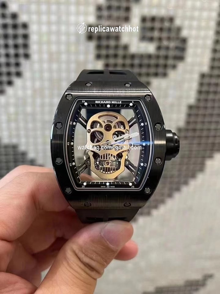 Richard Mille RM 052 Mens watch Unisex Titanium Richard Mille RM052 Black