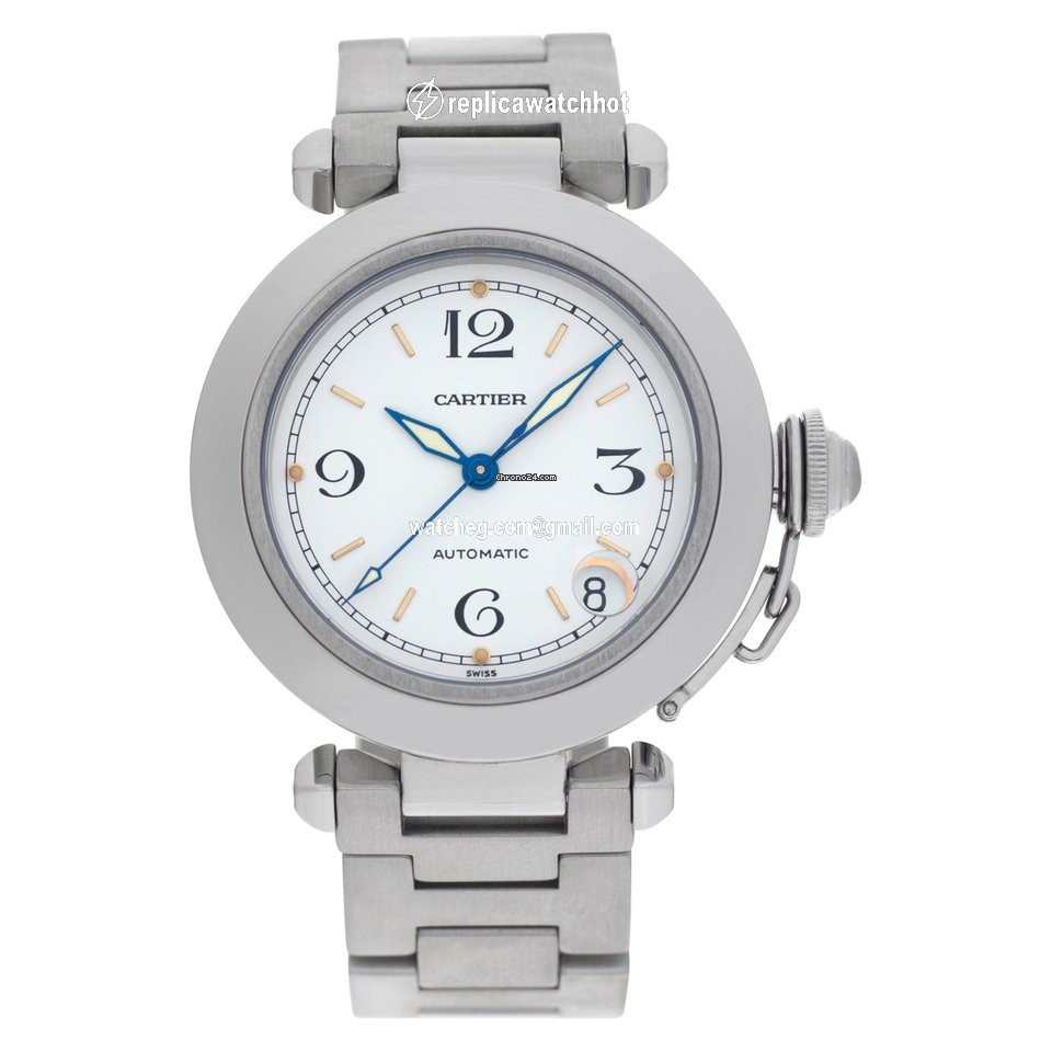 Cartier Pasha C Mens watch Unisex Automatic Steel W31015M7