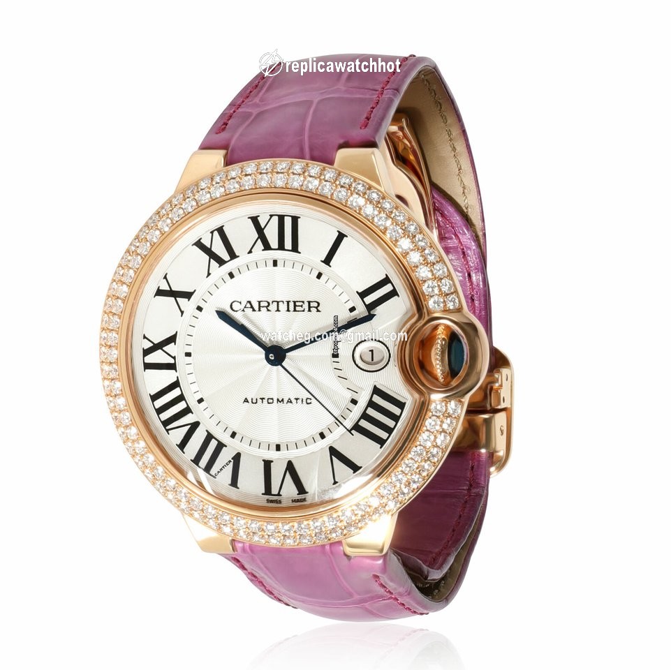 Cartier Ballon Bleu 42mm Mens watch Unisex Automatic Rose gold WE900851