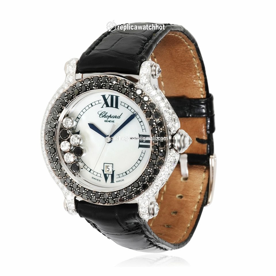 Chopard Happy Sport Womens watch Quartz White gold 27 6180-50