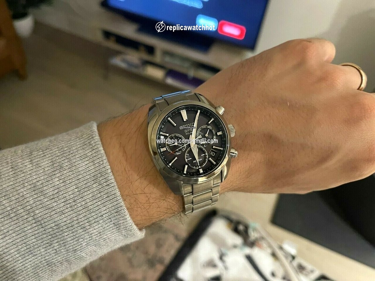 Seiko Astron Mens watch Unisex Automatic Steel SSH021J1