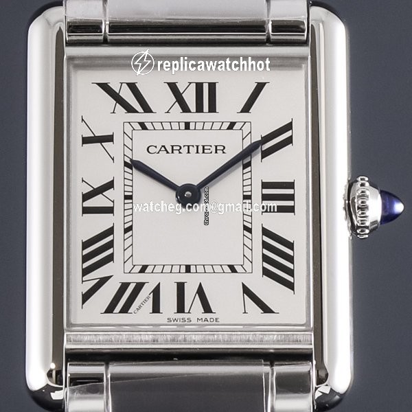 Cartier Tank Mens watch Unisex Quartz Steel WSTA0052