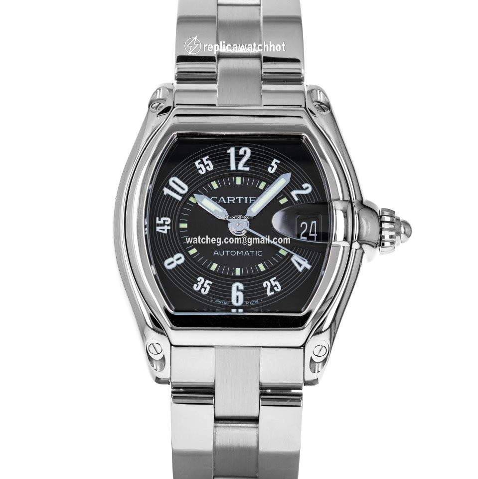 Cartier Roadster Mens watch Unisex Automatic Steel W62002V3  2510