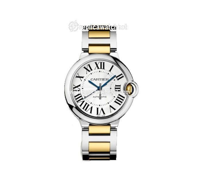 Cartier Ballon Bleu 36mm Mens watch Unisex Automatic Gold Steel W2BB0030