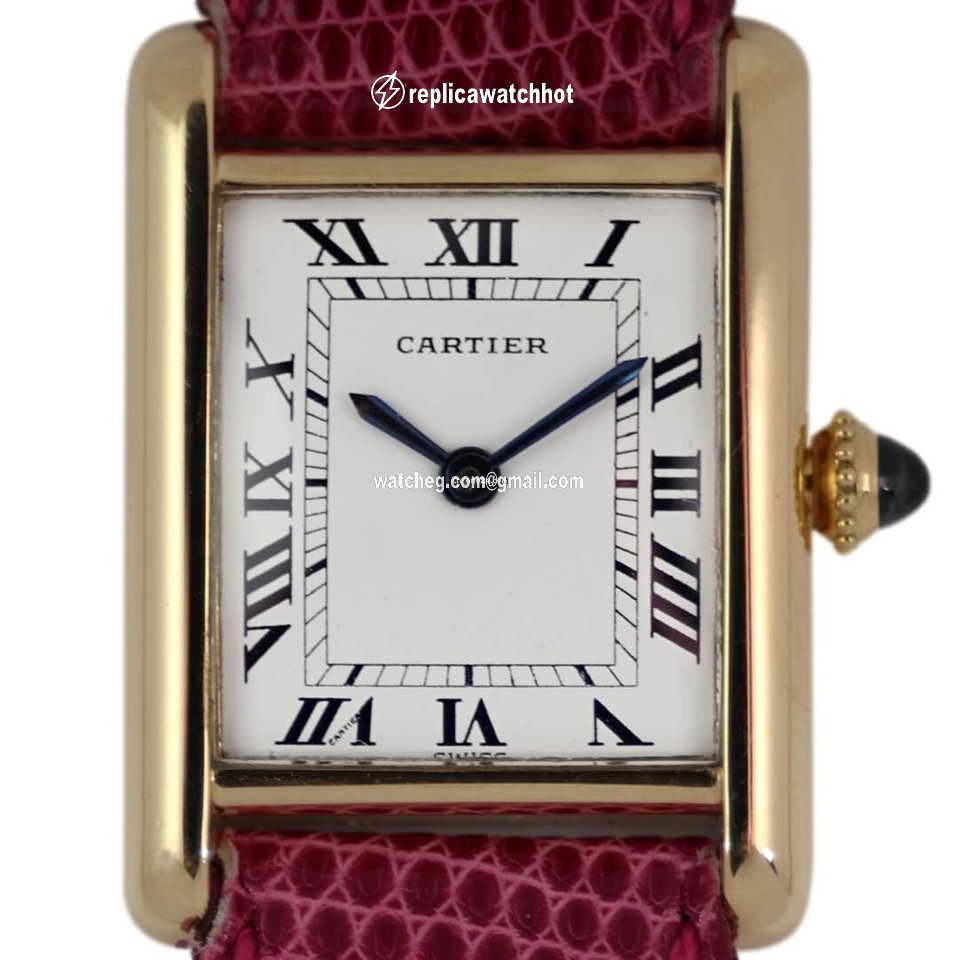 Cartier Tank Louis Cartier Womens watch Manual winding Yellow gold 78087