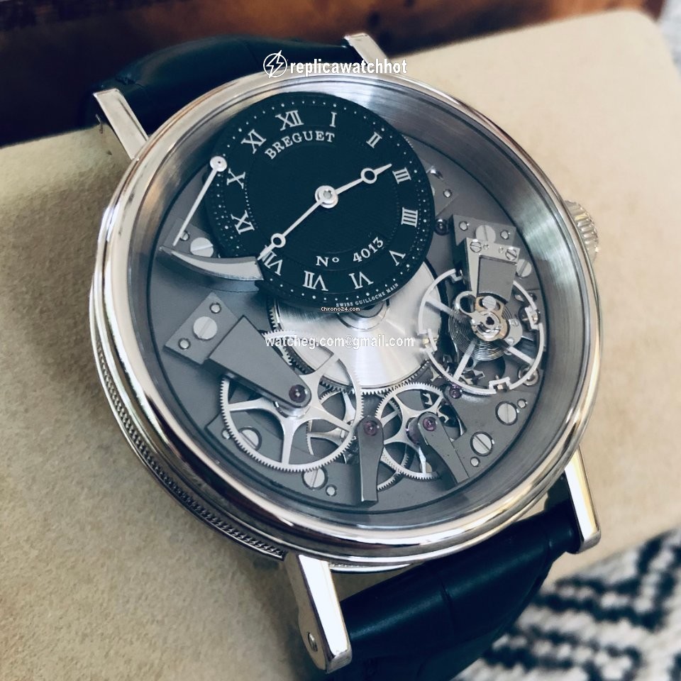 Breguet Tradition Mens watch Unisex Manual winding White gold 7027BB 11 9V6