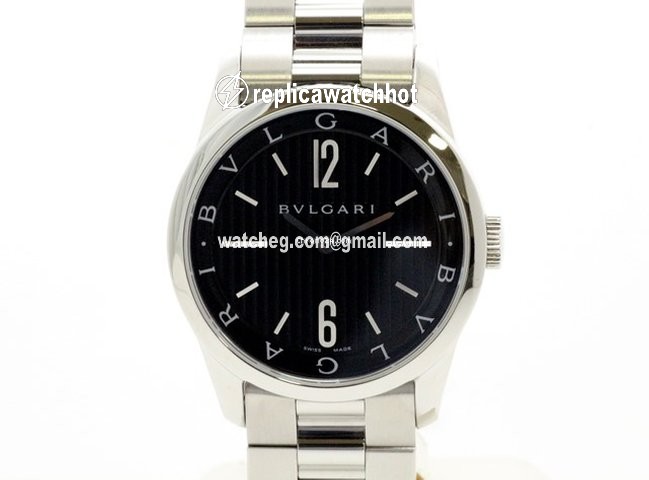 Bulgari Solotempo Mens watch Unisex Quartz Steel ST37S