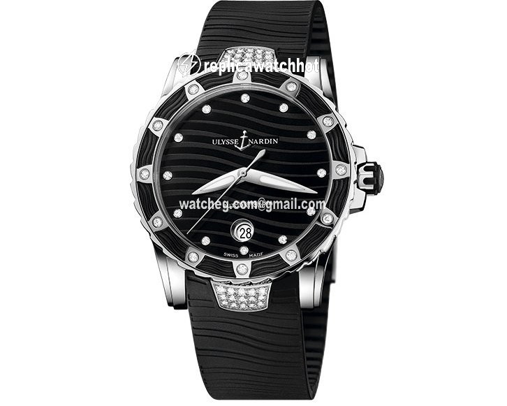 Ulysse Nardin Lady Diver Mens watch Unisex Automatic Steel 8153-180E-3C 12